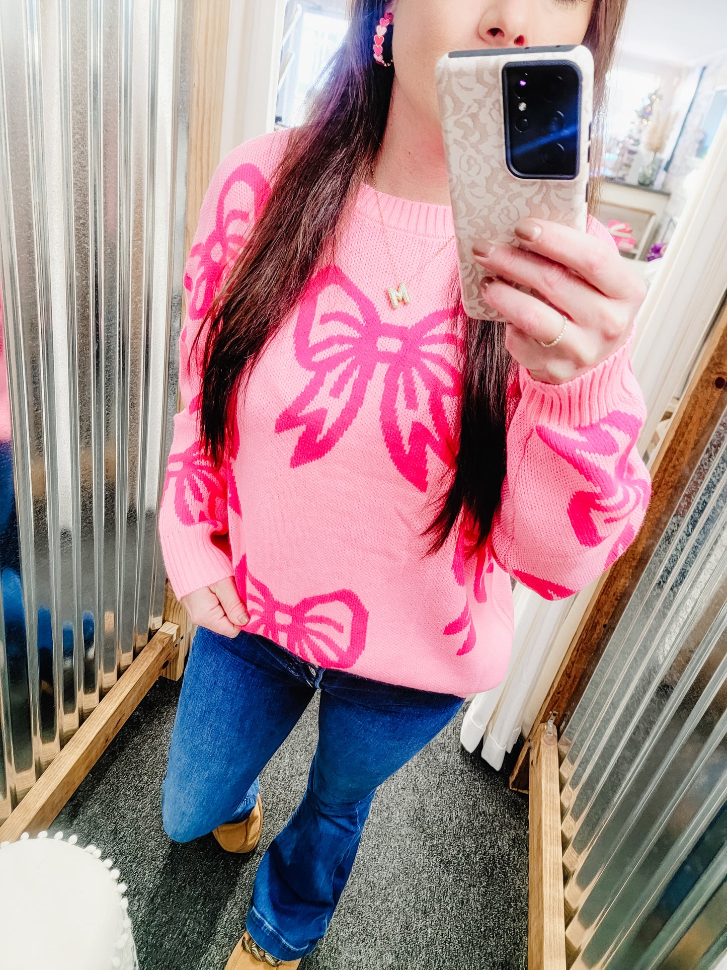 Be Mine Bow Sweater