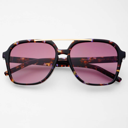 Spencer Aviator Colored Lens Sunglasses