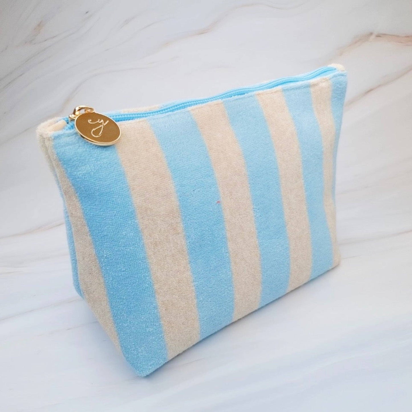 Terry Striped Everything Cosmetic pouch
