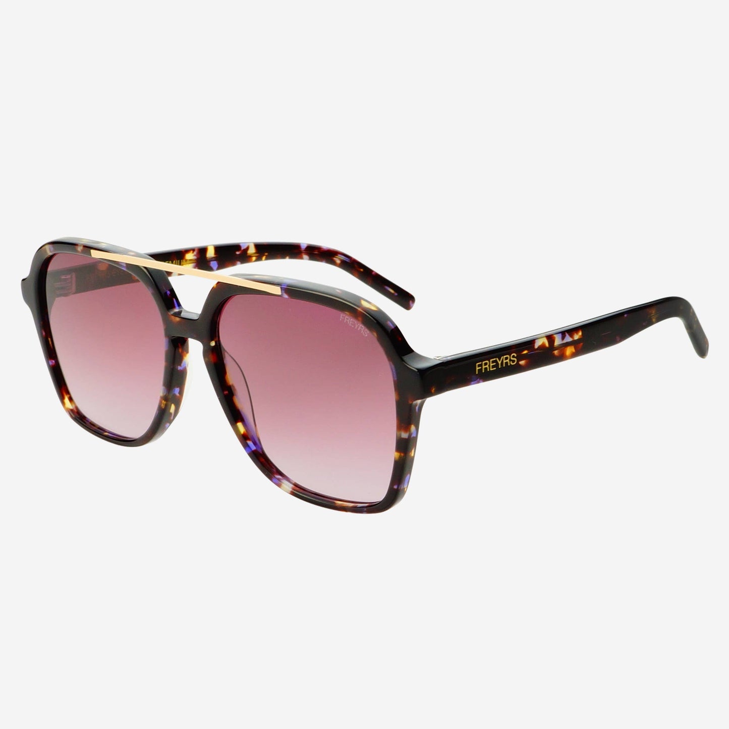 Spencer Aviator Colored Lens Sunglasses
