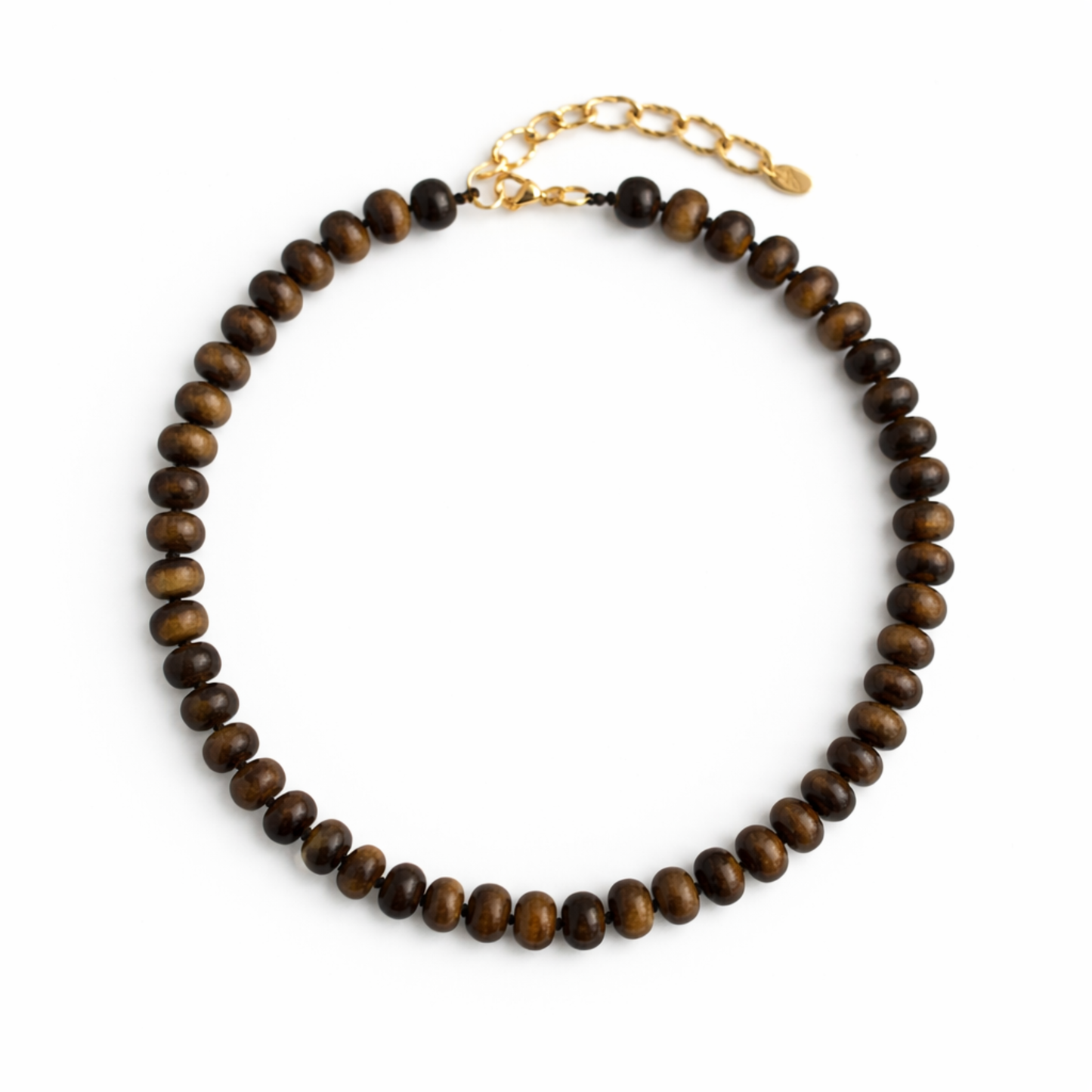 Pinky bead necklace
