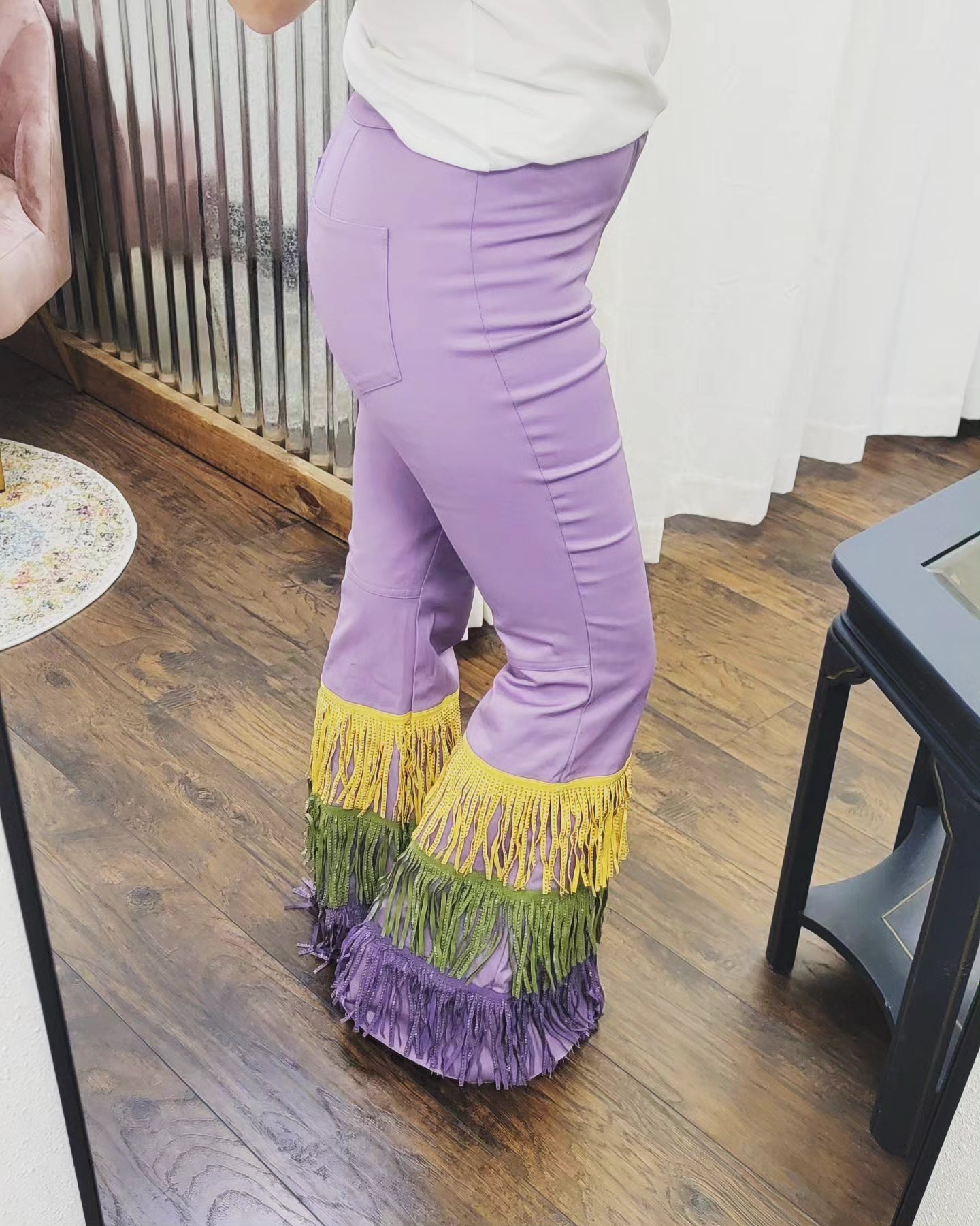Mardi Gras Tassle Flares