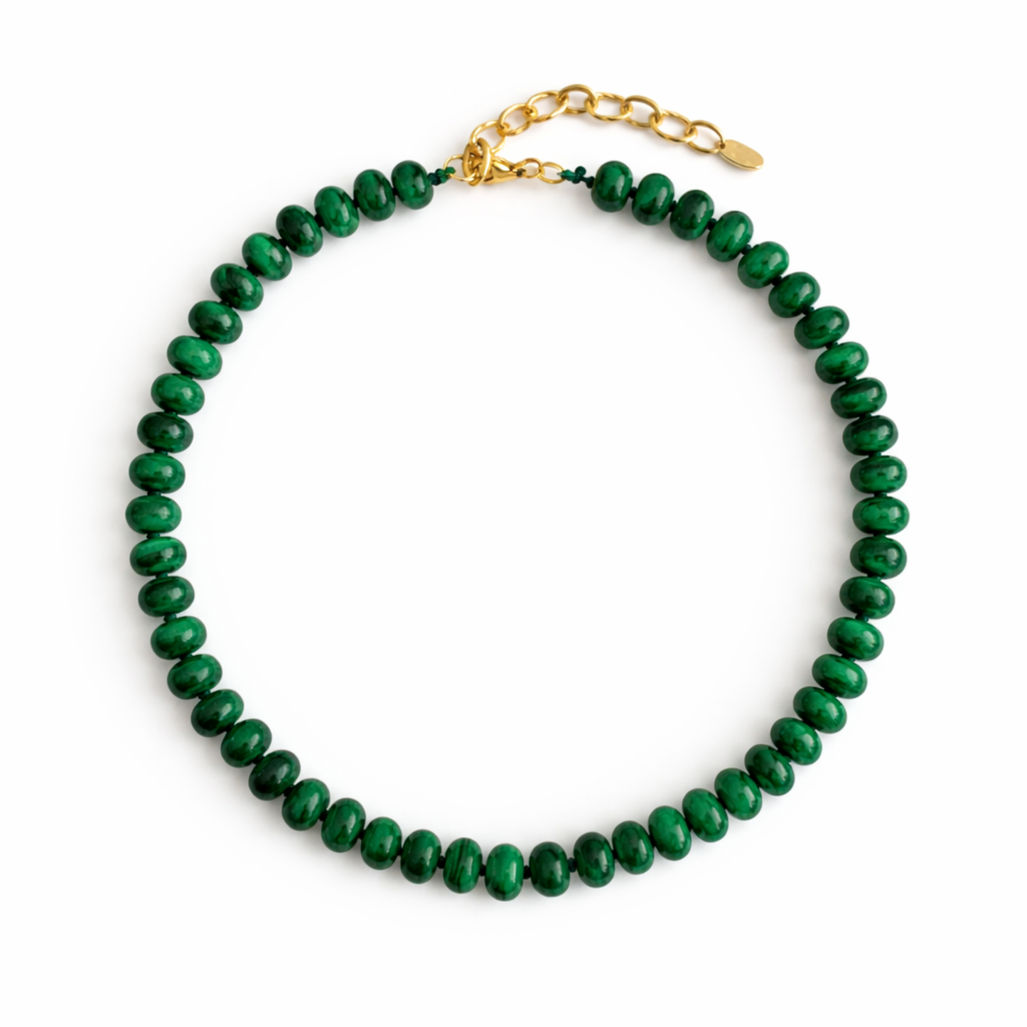 Pinky bead necklace