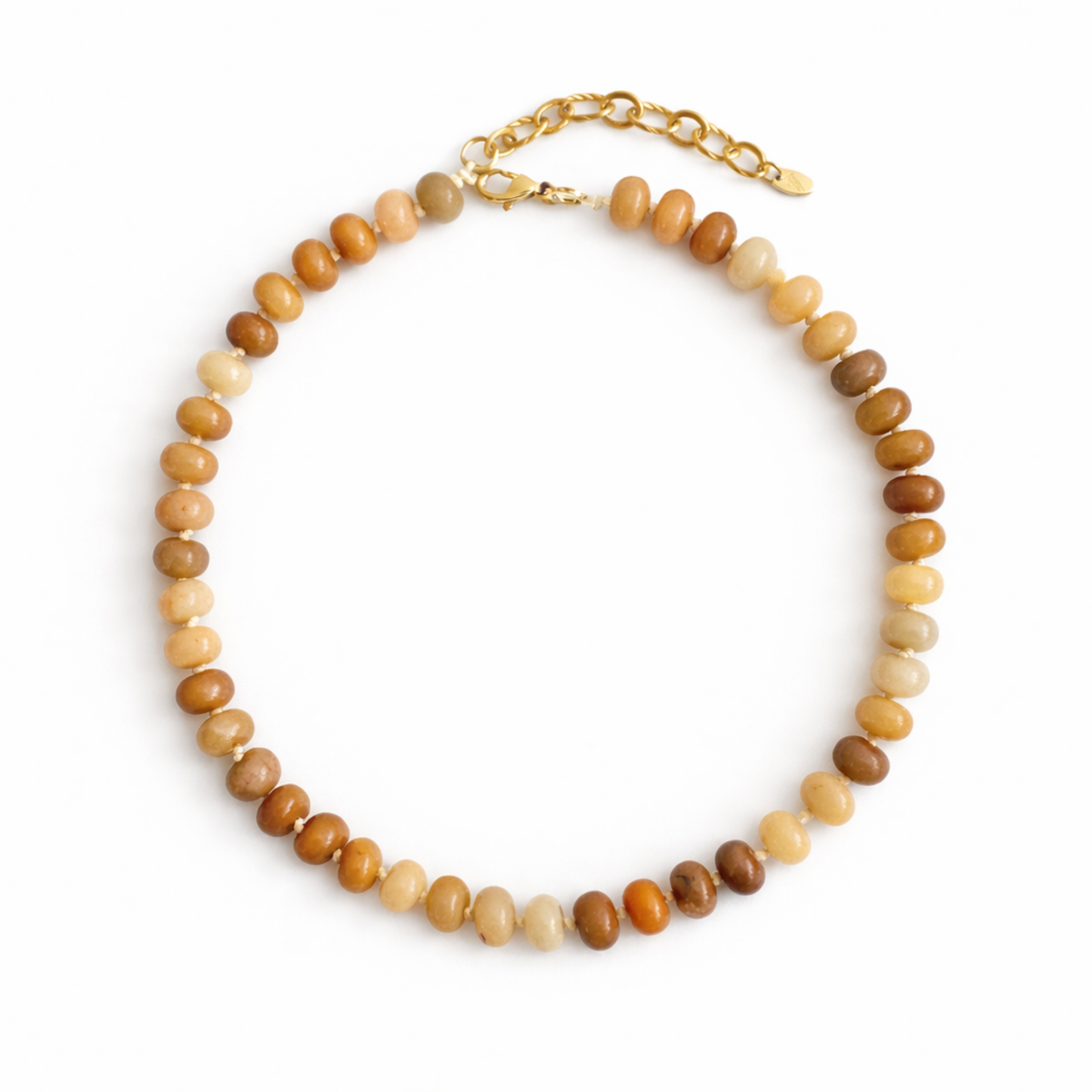 Pinky bead necklace