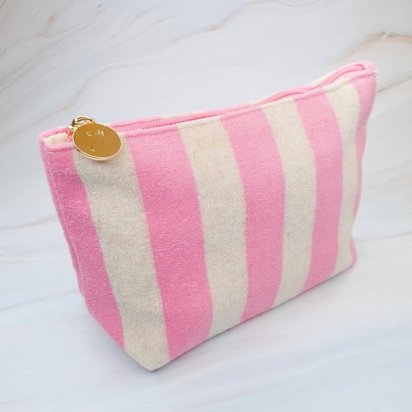 Terry Striped Everything Cosmetic pouch
