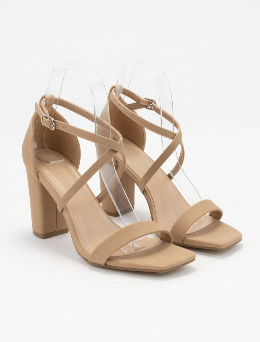 Flyaway Cross Strap Heel