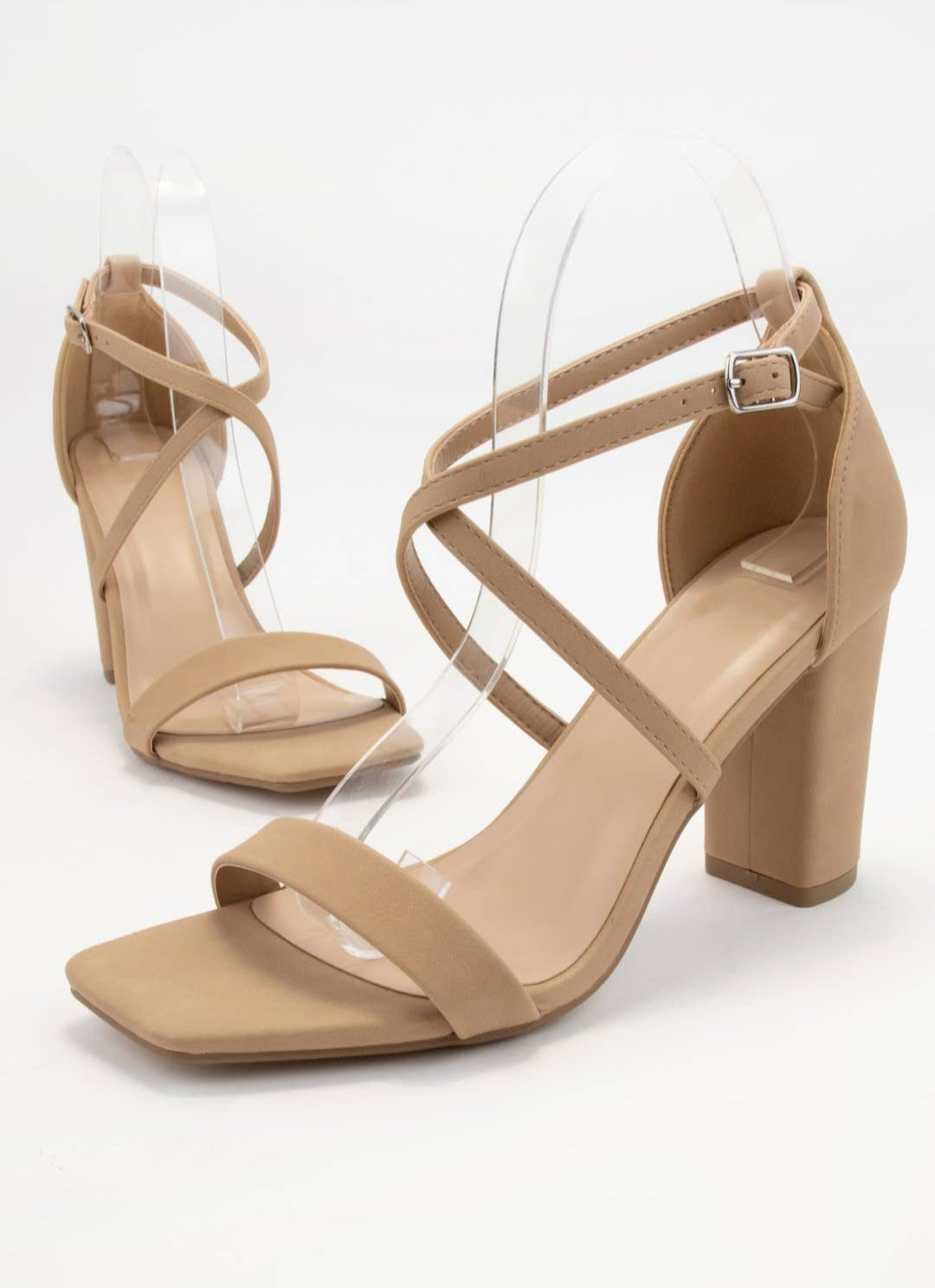 Flyaway Cross Strap Heel